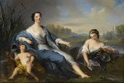Agostino Brunias grand daughter of Louis XIV oil painting reproduction